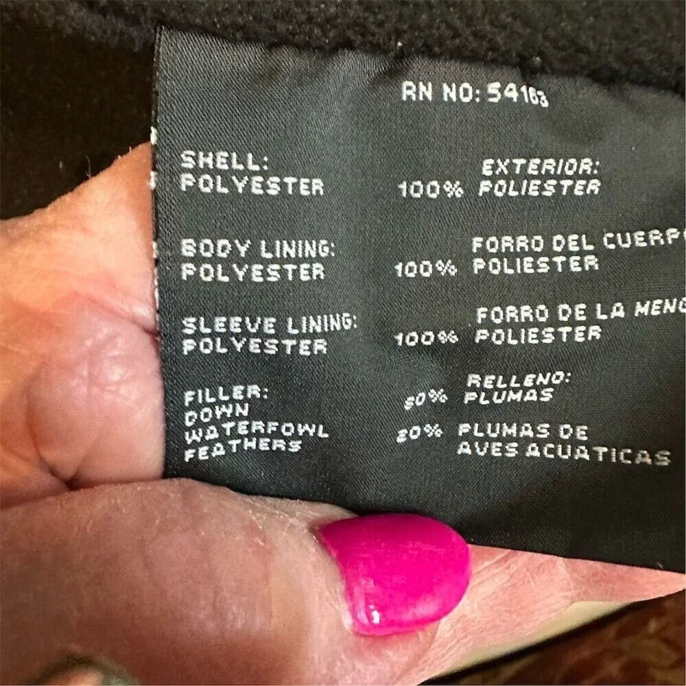 Andrew Marc Girls Pink Down Puffer Jacket XL‎ Winter Casual